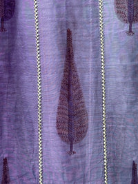Block Printed 4D Banarasi Silk Chanderi Fabrics