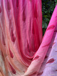 Block Printed 4D Banarasi Silk Chanderi Fabrics