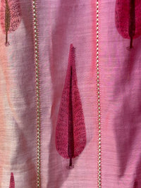 Block Printed 4D Banarasi Silk Chanderi Fabrics
