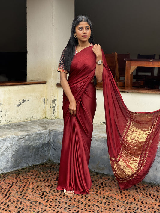 Modal Satin Saree