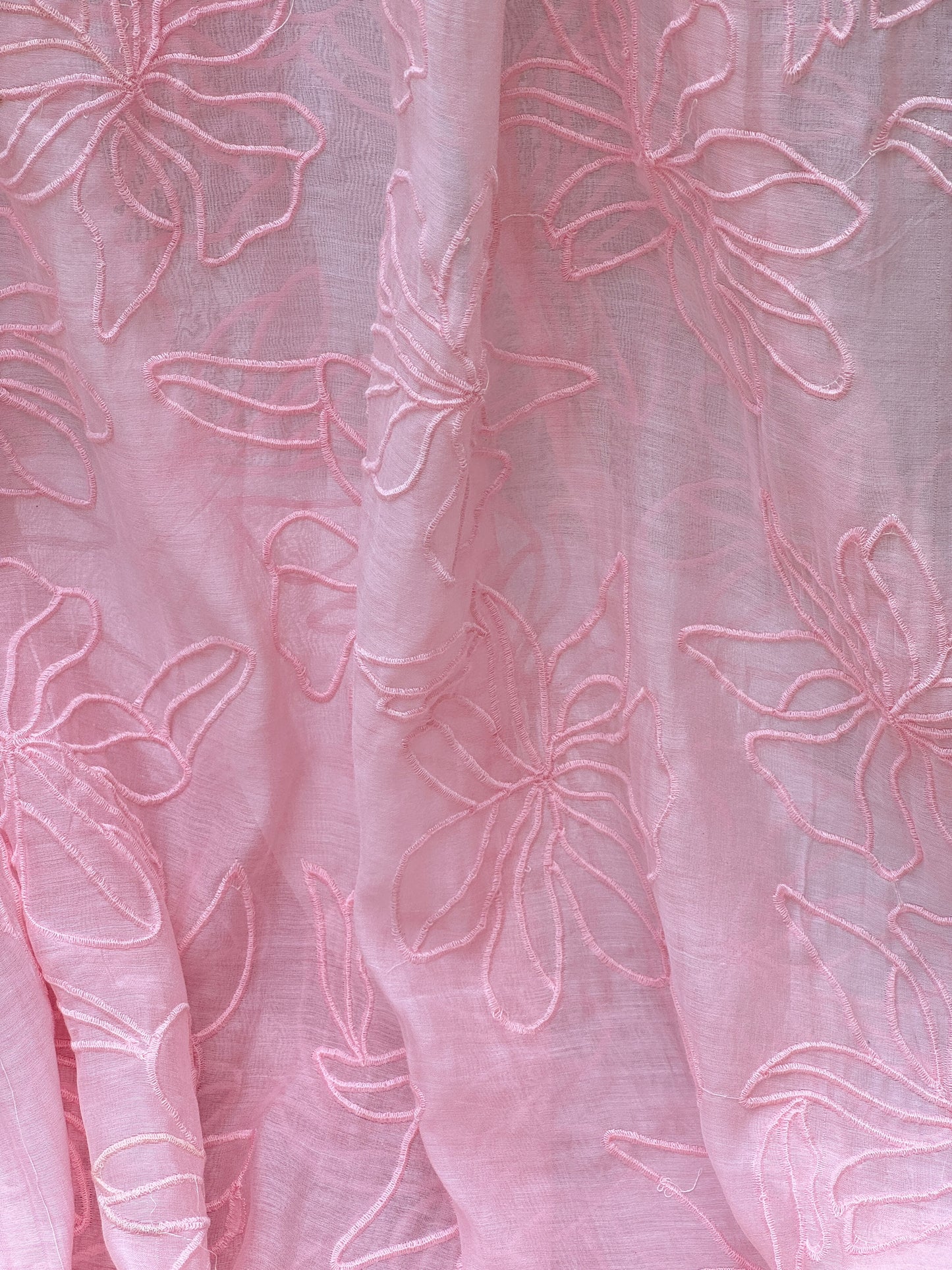 Embroidered 40 gm Banarasi Chanderi Fabric
