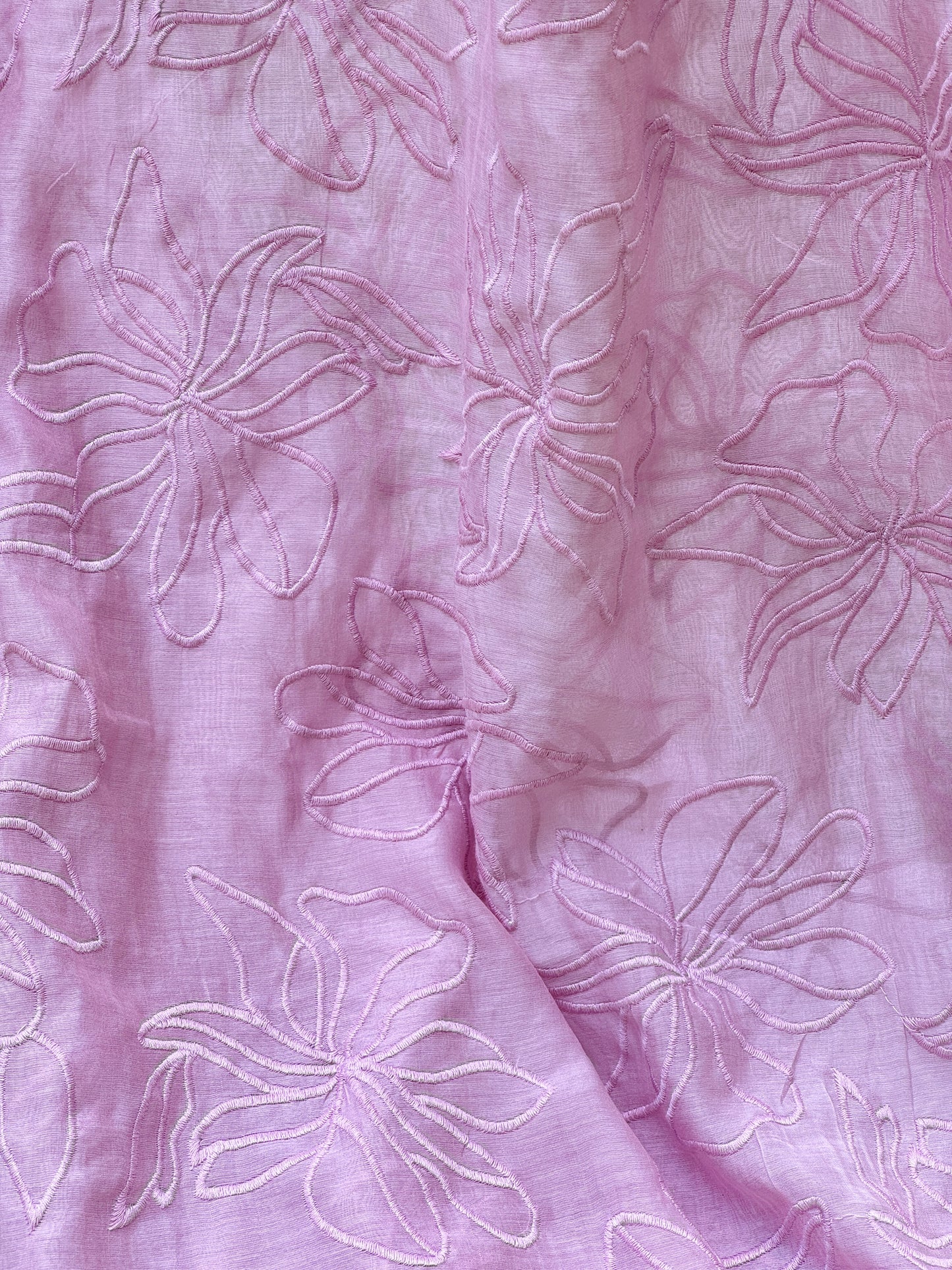 Embroidered 40 gm Banarasi Chanderi Fabric
