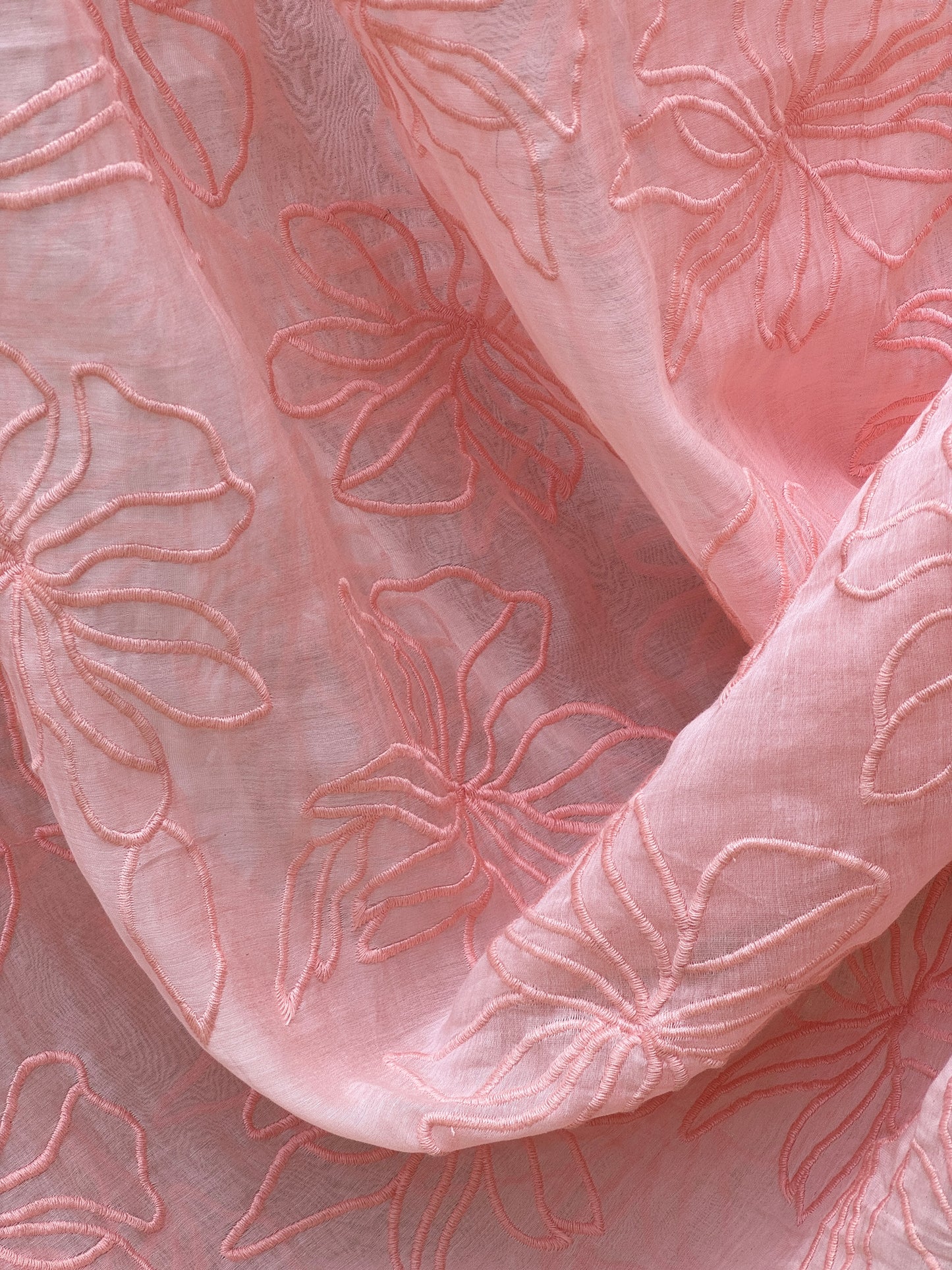 Embroidered 40 gm Banarasi Chanderi Fabric