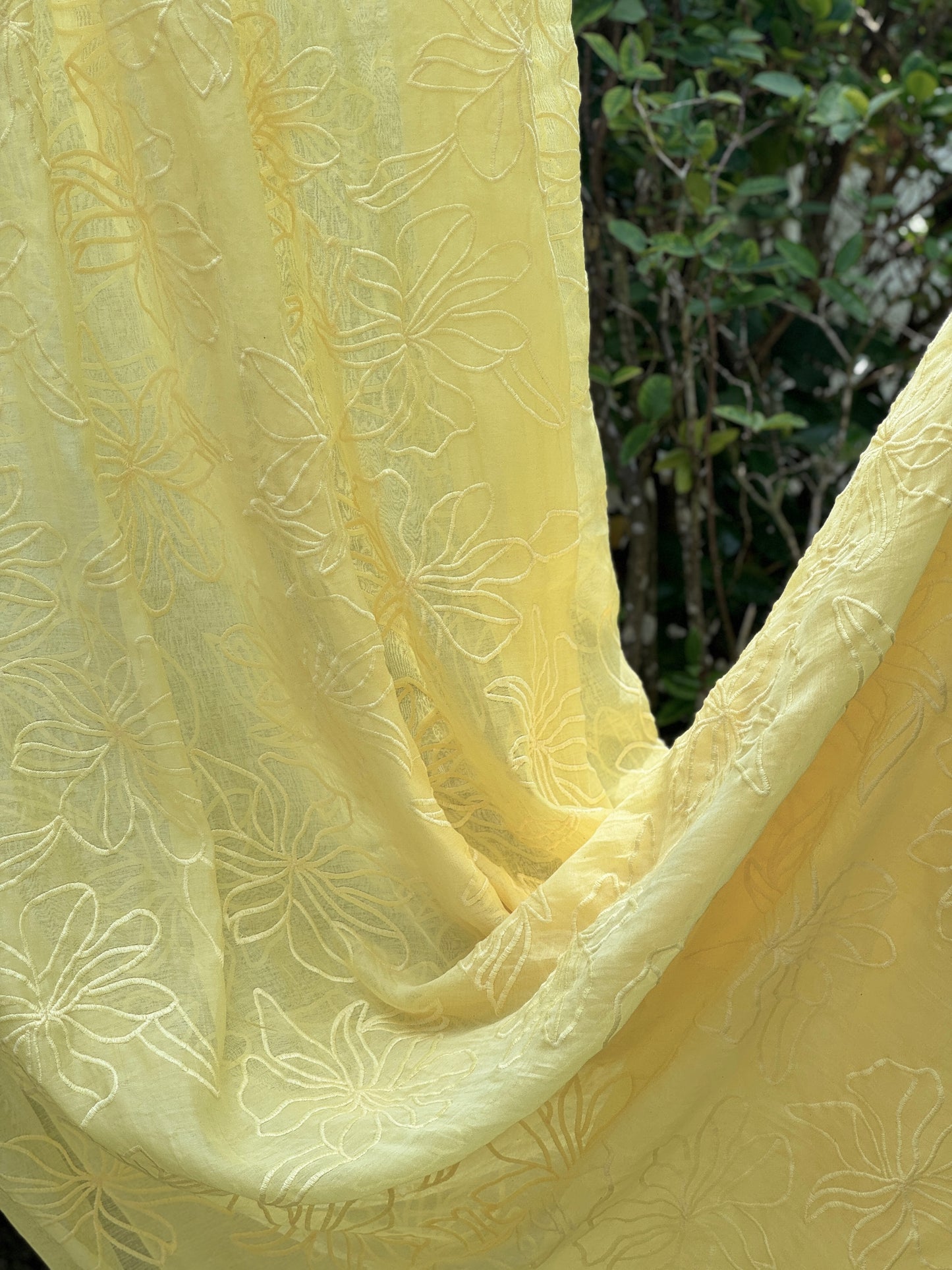Embroidered 40 gm Banarasi Chanderi Fabric