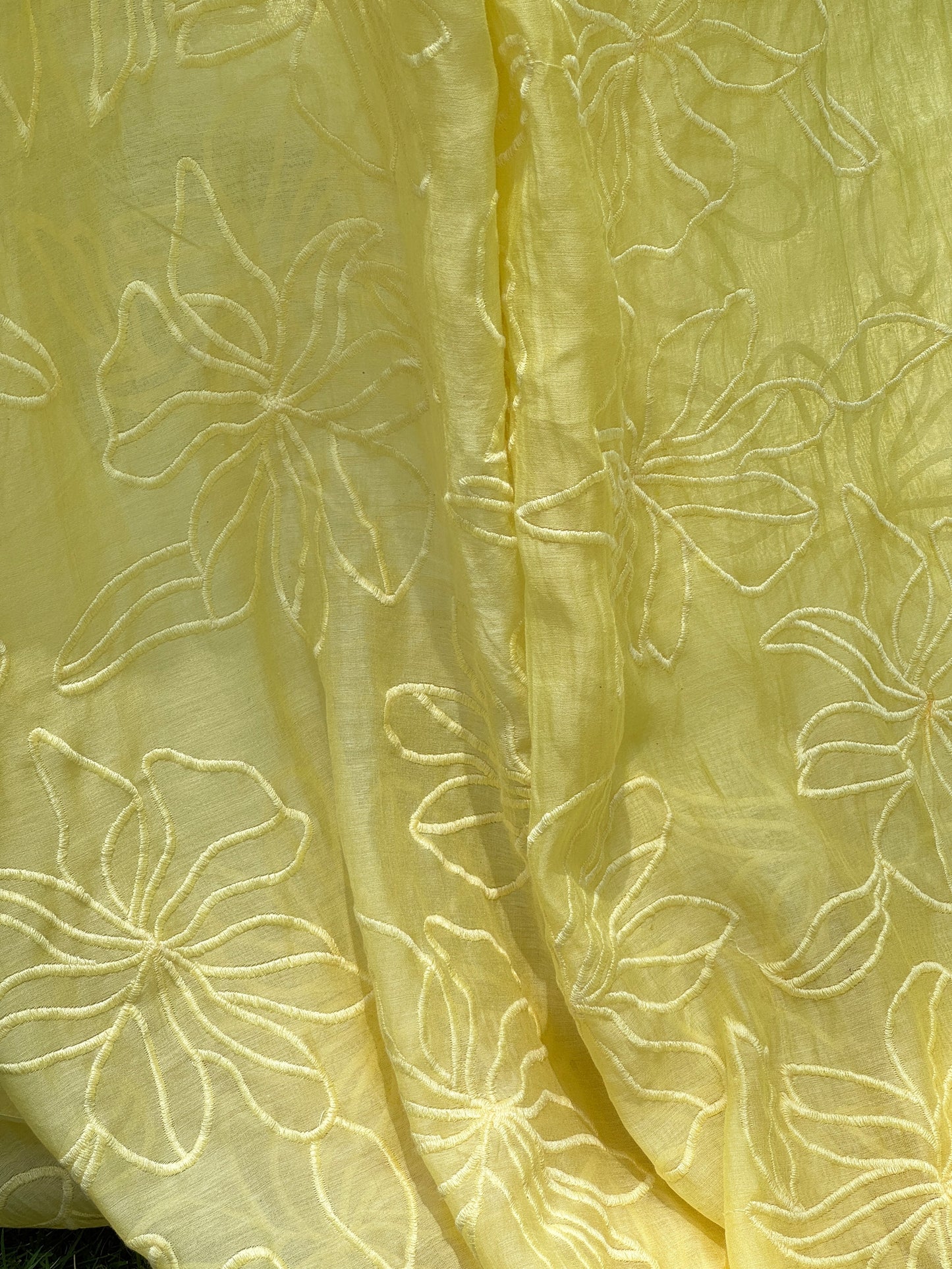 Embroidered 40 gm Banarasi Chanderi Fabric