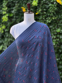 Embroidered 40gm Banarasi Chanderi Fabric