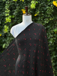 Embroidered 40gm Banarasi Chanderi Fabric
