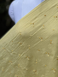 Embroidered 40gm Banarasi Chanderi Fabric