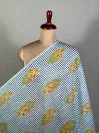 Printed Mul Chanderi Fabric