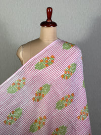 Printed Mul Chanderi Fabric