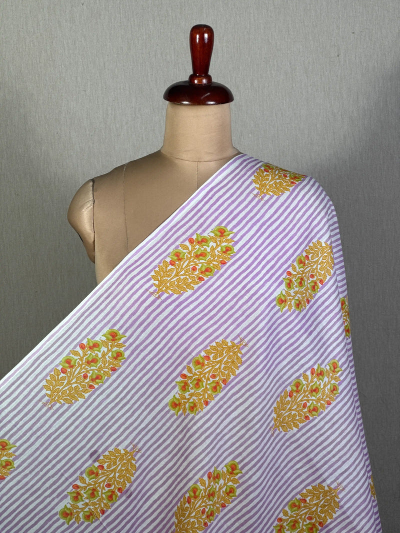 Printed Mulmul Cotton Fabric