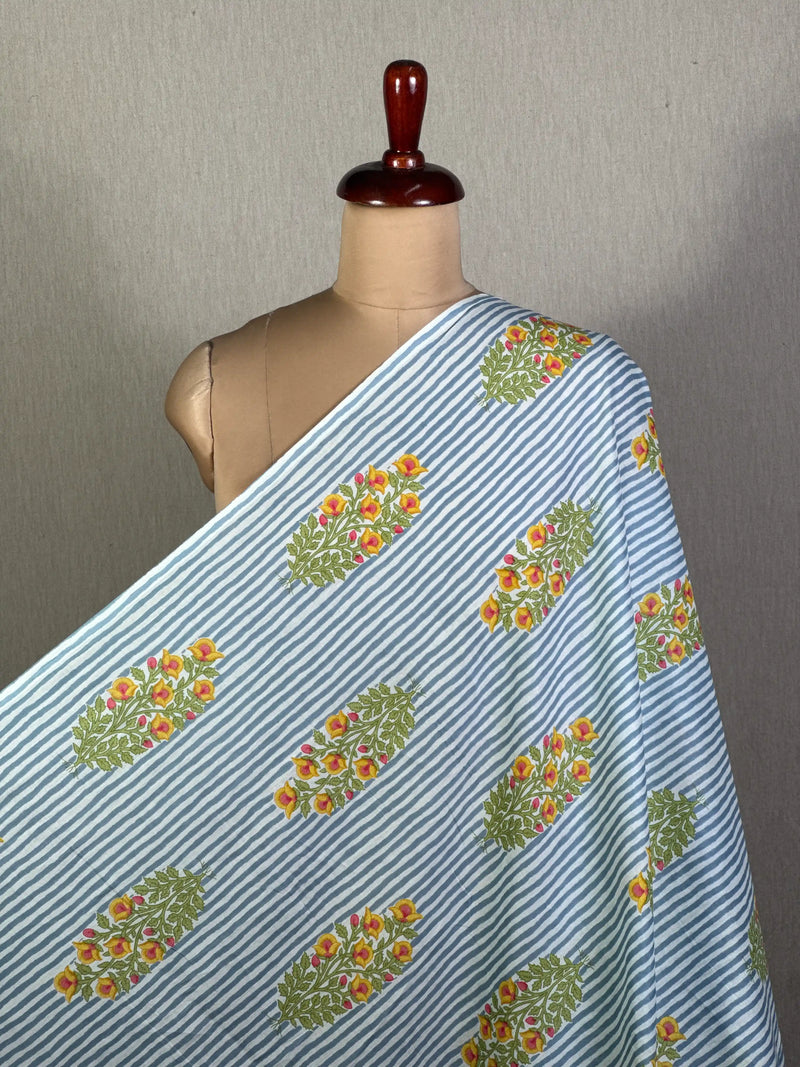 Printed Mulmul Cotton Fabric