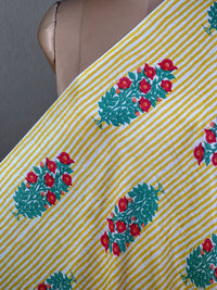 Printed Muslin Fabric