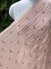 Embroidered 40 gm Banarasi Chanderi Fabric