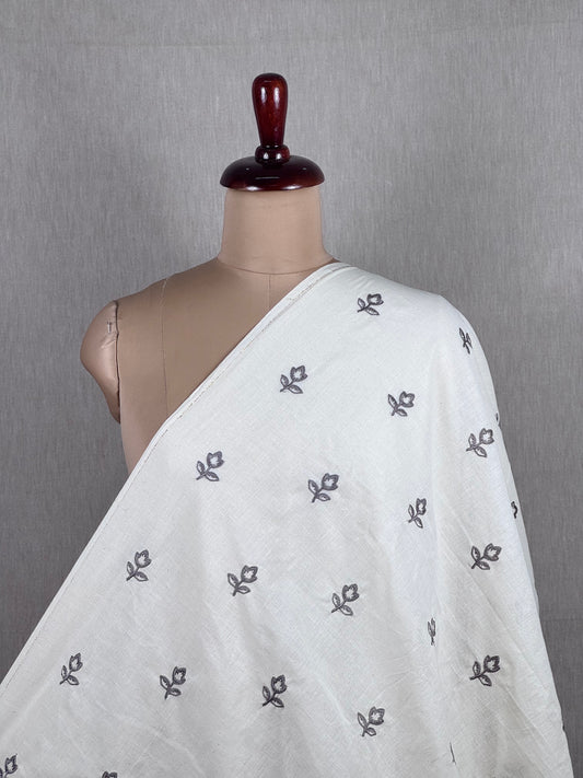 Embroidered Kora Cotton Fabric