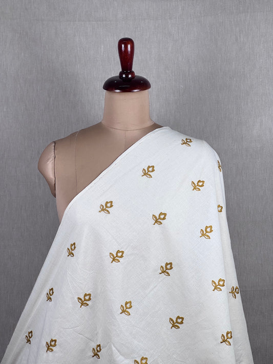 Embroidered Kora Cotton Fabric