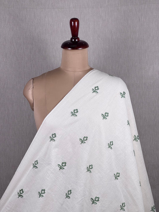 Embroidered Kora Cotton Fabric