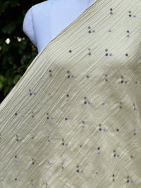 Embroidered 40 gm Banarasi Chanderi Fabric