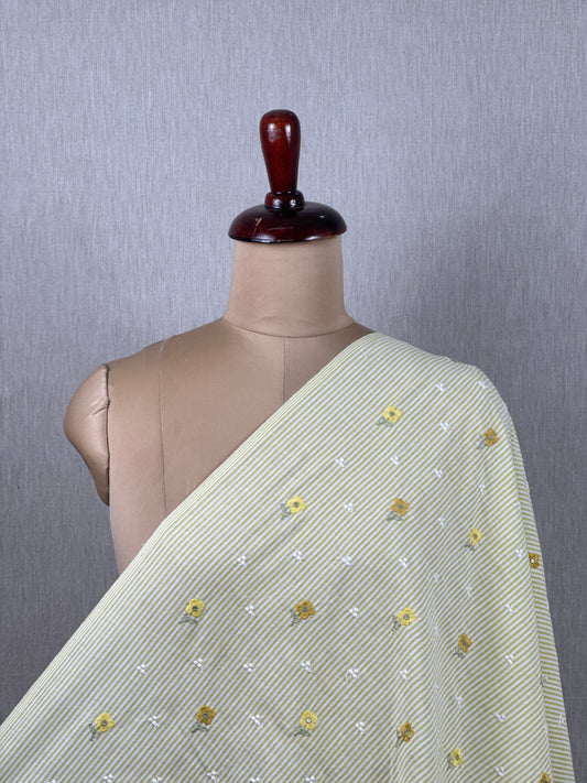 Embroidered Cotton Fabric