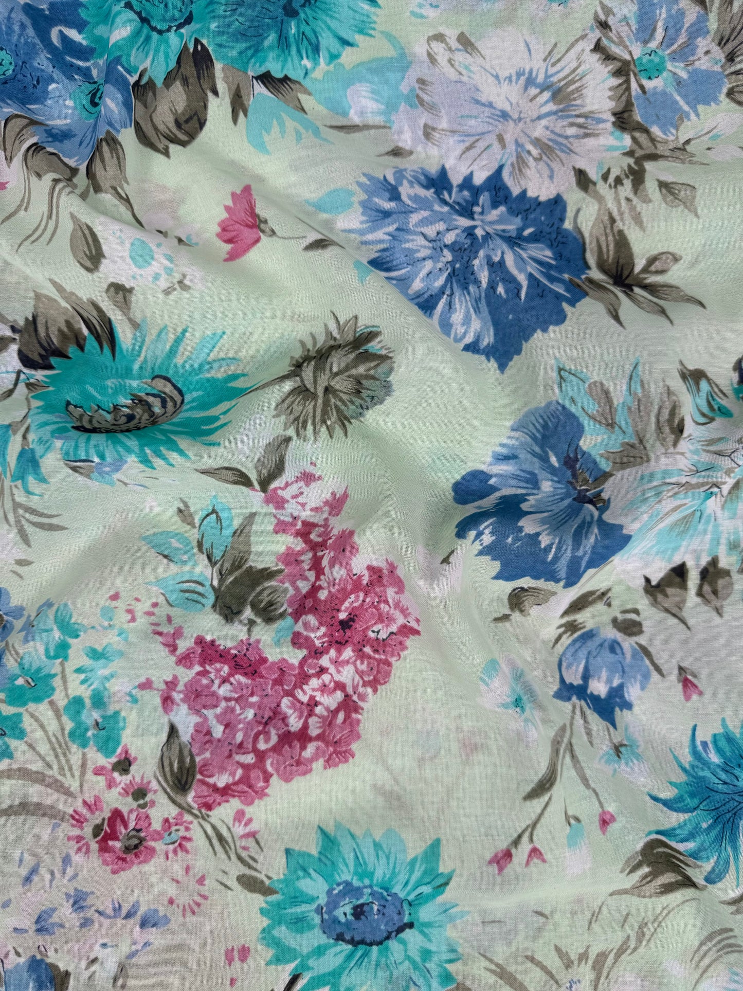 Printed Voile Cotton Fabric