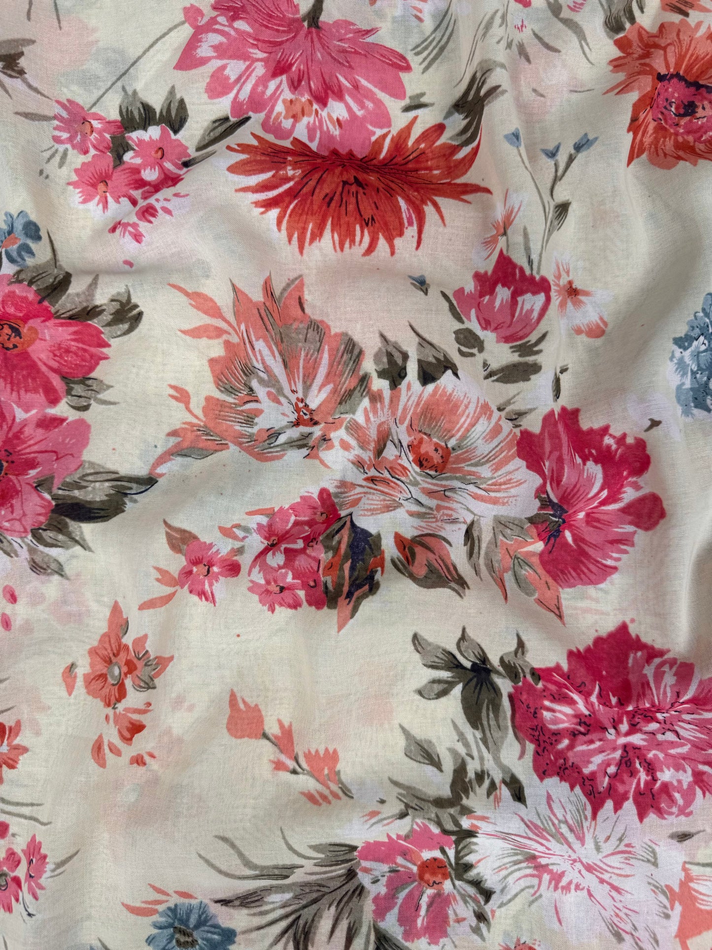 Printed Voile Cotton Fabric