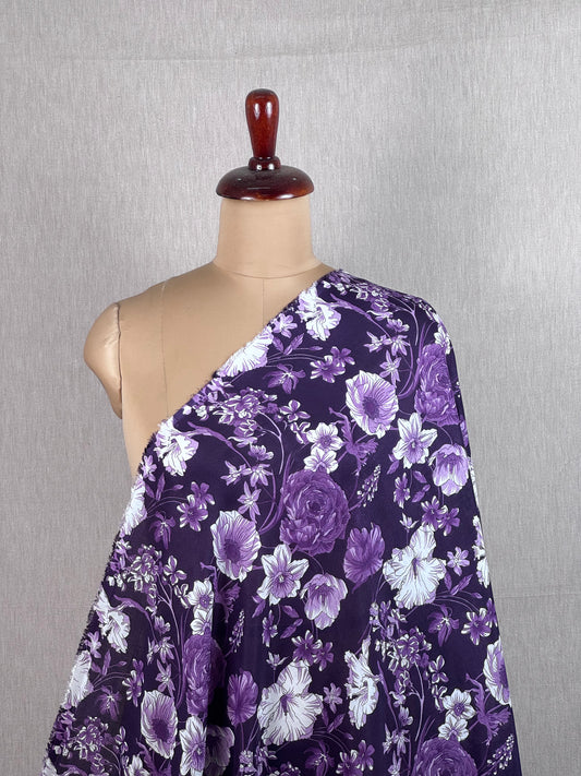 Printed Muslin Fabric