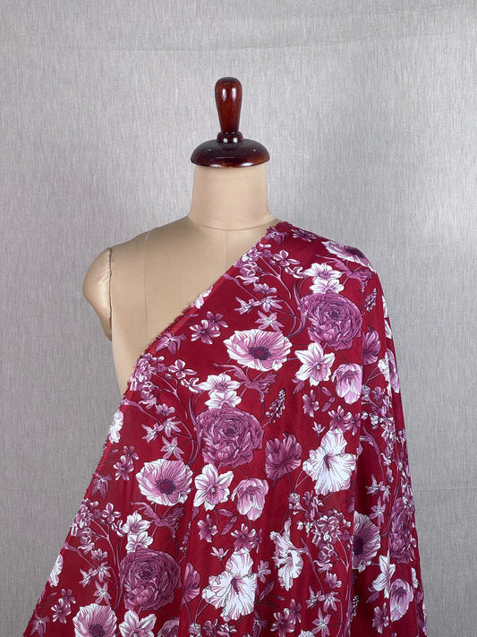 Printed Muslin Fabric
