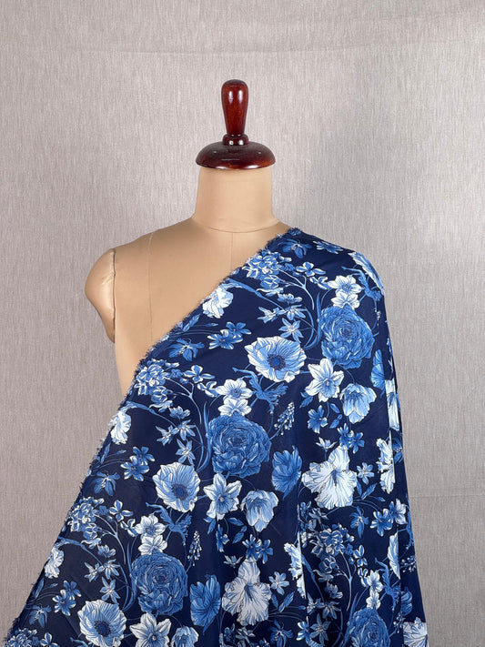 Printed Muslin Fabric