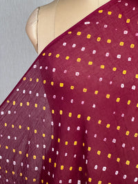 Bandhani Mul Cotton Fabric