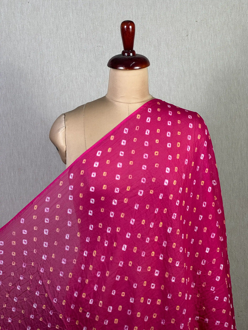 Bandhani Mul Cotton Fabric