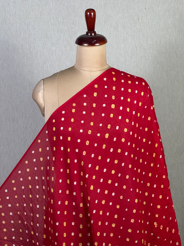 Bandhani Mul Cotton Fabric