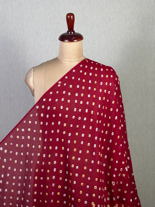 Bandhani Mul Cotton Fabric
