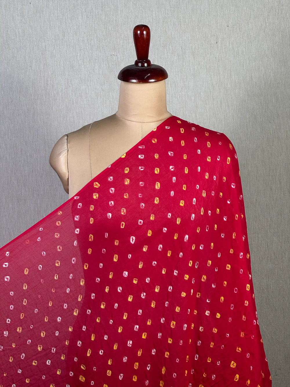 Bandhani Mul Cotton Fabric