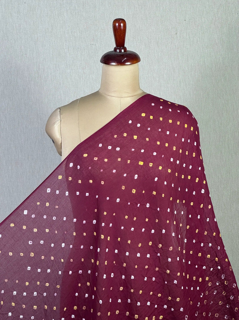 Bandhani Mul Cotton Fabric