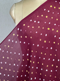 Bandhani Mul Cotton Fabric