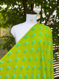 Printed Muslin Fabric