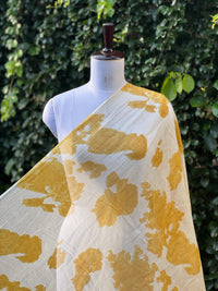 Printed 40gm Banarasi Mul Chanderi Fabrics