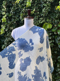 Printed 40gm Banarasi Mul Chanderi Fabrics