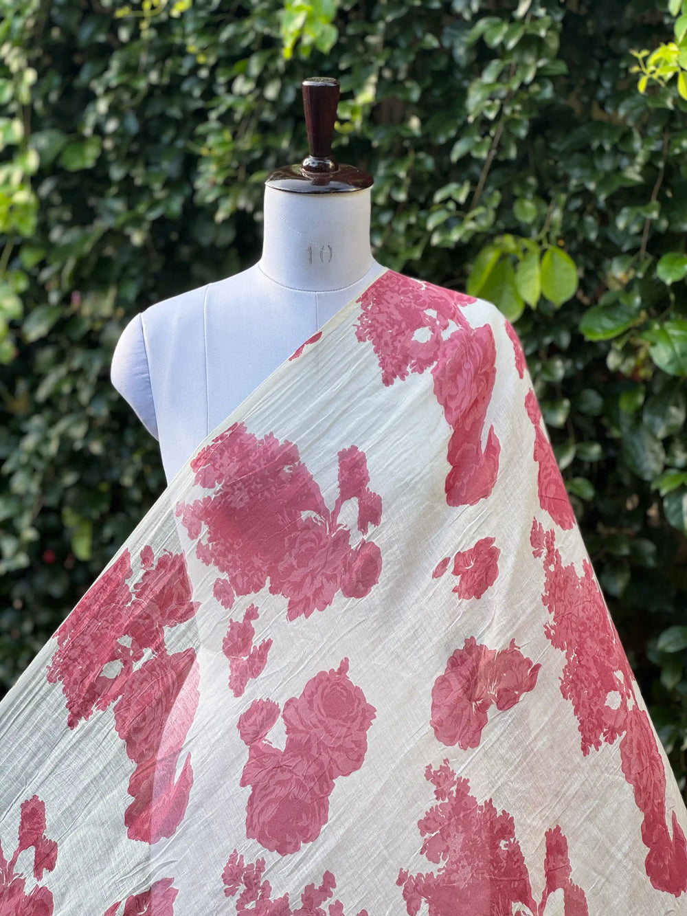 Printed 40gm Banarasi Mul Chanderi Fabrics