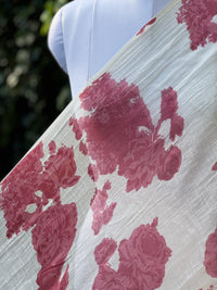 Printed 40gm Banarasi Mul Chanderi Fabrics