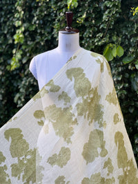 Printed 40gm Banarasi Mul Chanderi Fabrics