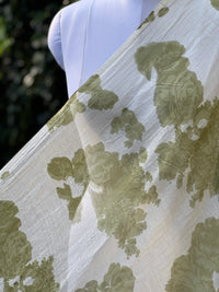 Printed 40gm Banarasi Mul Chanderi Fabrics