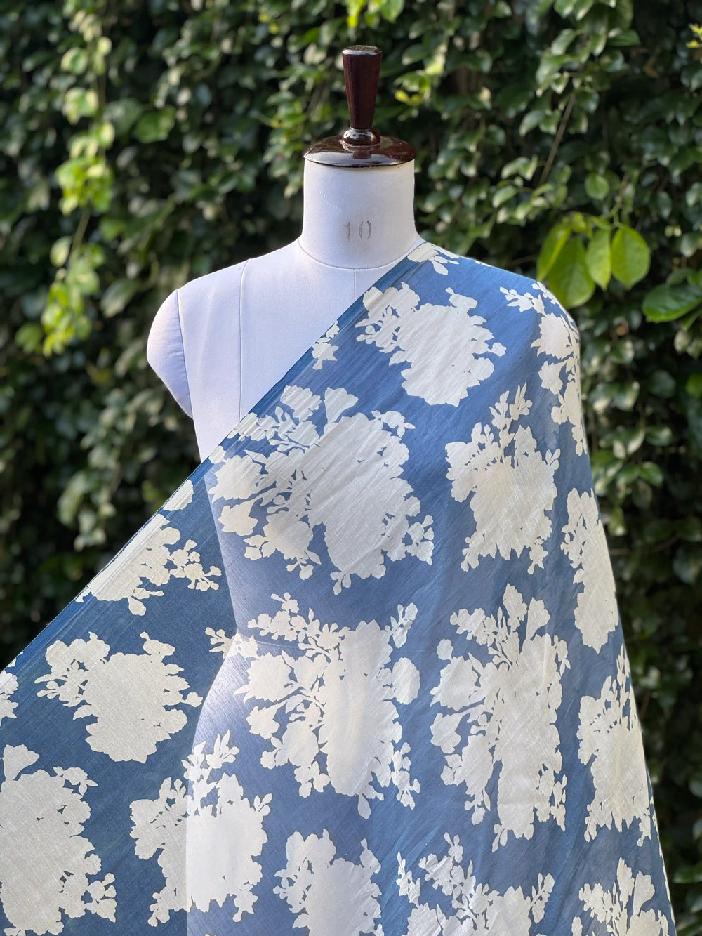 Printed 40gm Banarasi Mul Chanderi Fabrics
