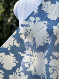 Printed 40gm Banarasi Mul Chanderi Fabrics