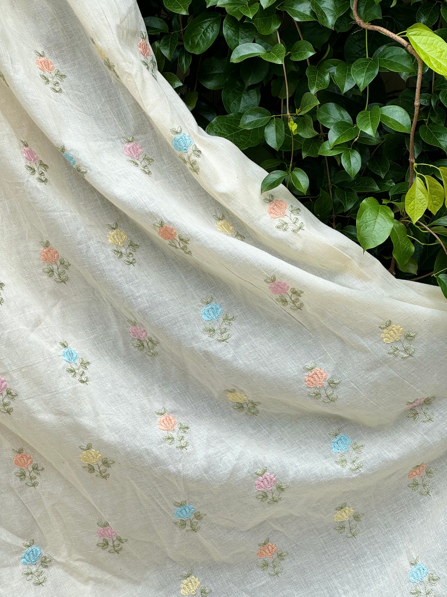 Embroidered Kora Cotton