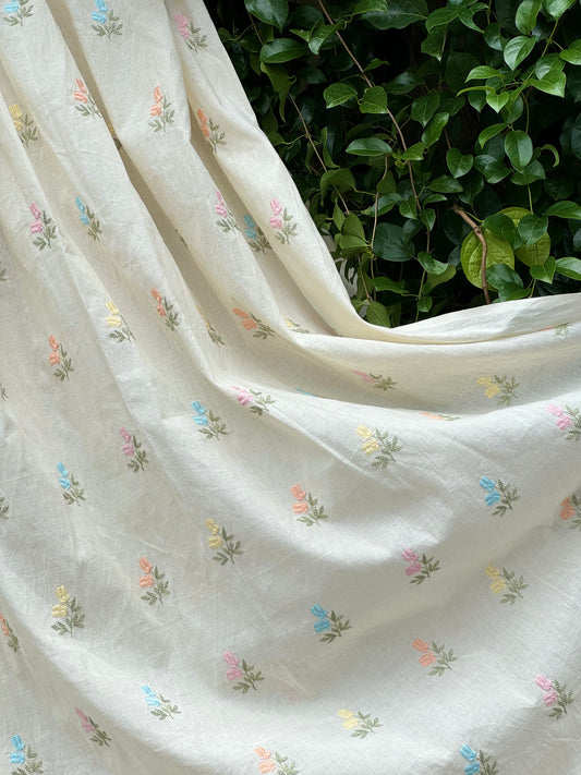 Embroidered Kora Cotton