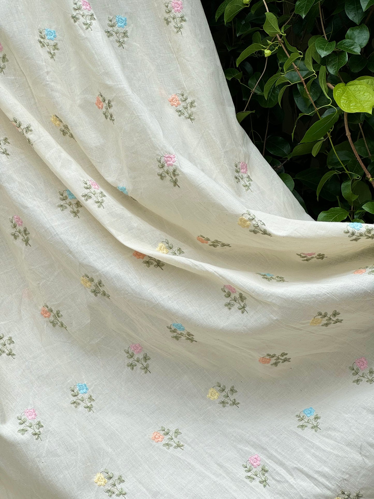 Embroidered Kora Cotton