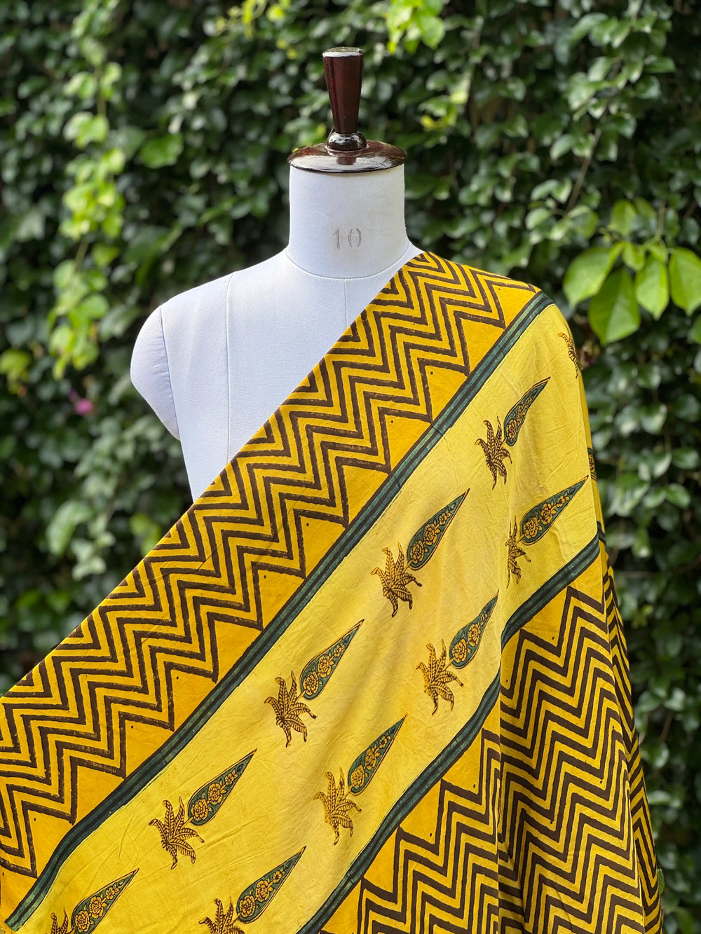 Ajrakh Modal Satin Fabric