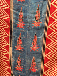 Ajrakh Modal Satin Fabric