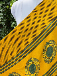 Ajrakh Modal Satin Fabric